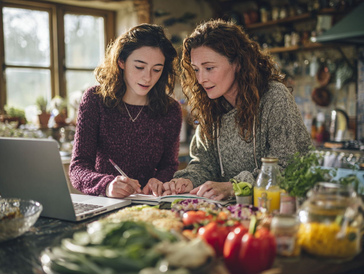 Здорові продукти та планування меню для сім'ї